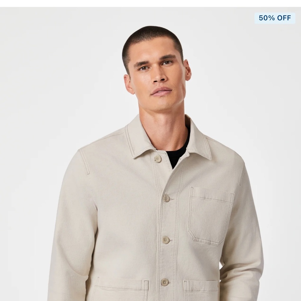 Mavi Victor Denim Mens Jacket
Natural Ecru  XL NWT